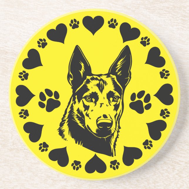 Australian Kelpie Hund Underlägg (Framsidan)