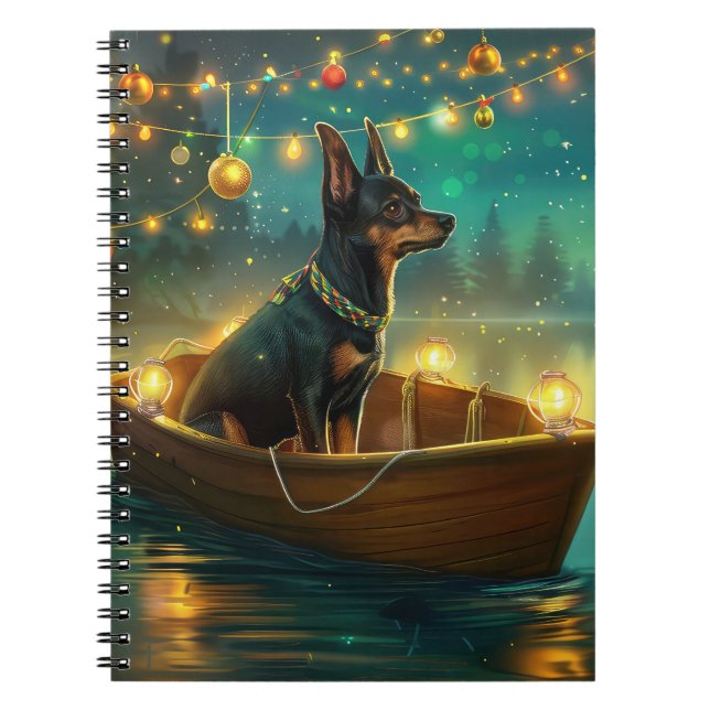 Australian Kelpie jul Festive Voyage Anteckningsbok (Framsidan)