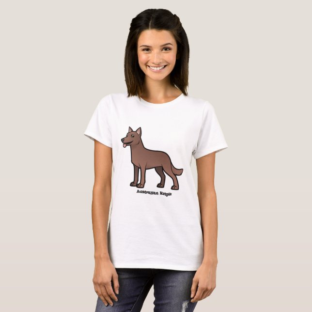 Australian Kelpie Tee Shirt (Hel framsida)