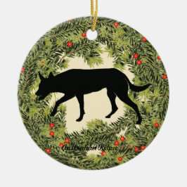 Australian Kelpie Wandean Julgransprydnad Keramik