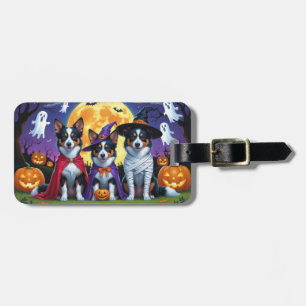 Australian Kelpies Hundar Pumpkin Halloween Funny Bagagebricka