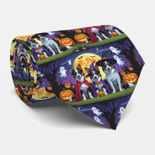 Australian Kelpies Hundar Pumpkin Halloween Funny Slips