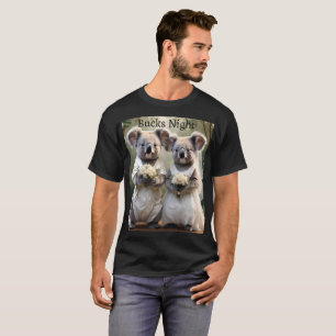 Australian Koala Bear Bröllop, Bucks Night Tshirt T Shirt