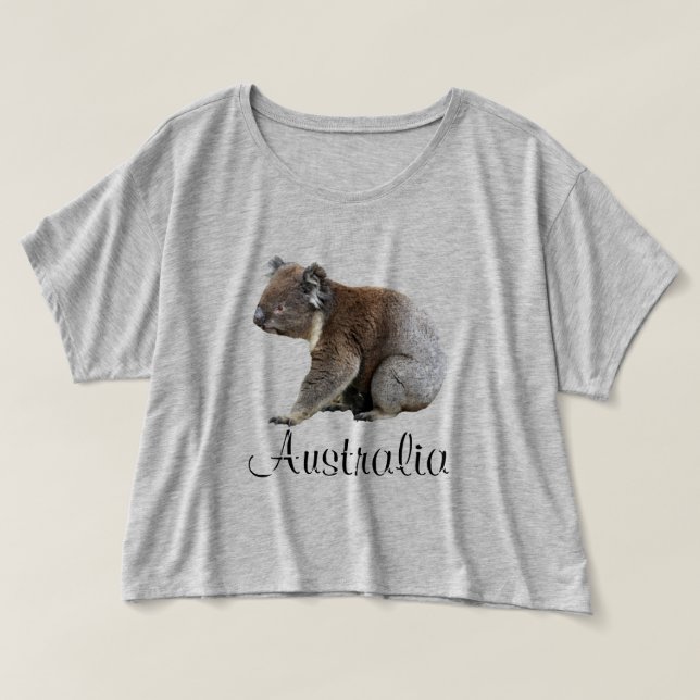 Australian Koala Bear Photo Tee (Design framsida)