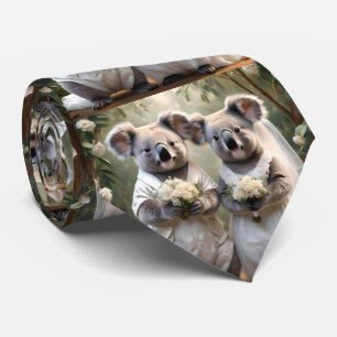 Australian Koala Bear White Bröllop Slips