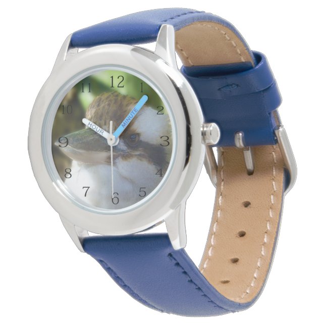Australian Kookaburra Close Up, Kids Watch Armbandsur (Vinklad)