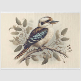Australian Kookaburra Decoupage