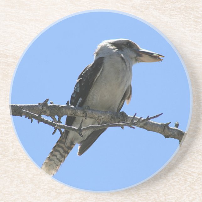 Australian Kookaburra Underlägg Sandsten (Framsidan)