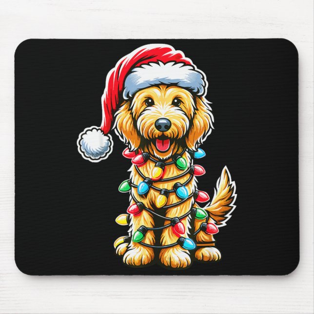 Australian Labradoodle julgran Xmas tomte L Musmatta (Framsidan)