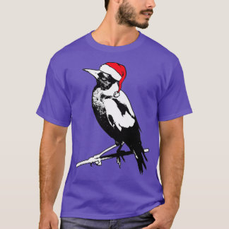 Australian Magpie Aussie Christmas T Shirt