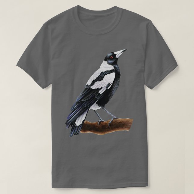 Australian Magpie TShirt T Shirt (Design framsida)