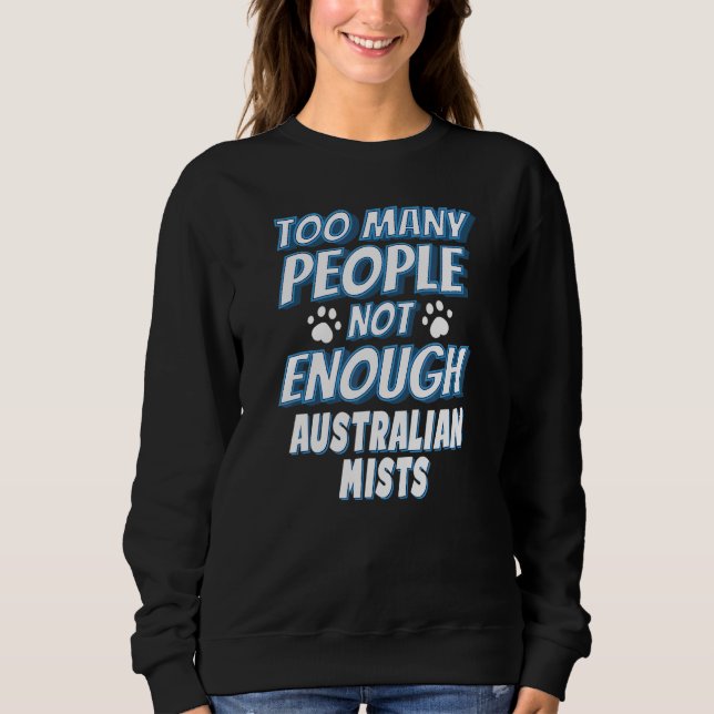 Australian Mist Cat Say Introvert T Shirt (Framsida)