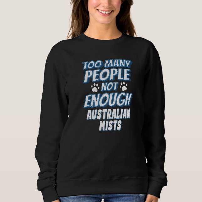 Australian Mist Cat Say Introvert T Shirt (Framsida)