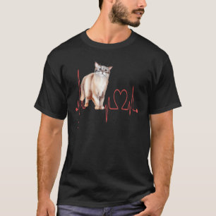 Australian Mist Hjärtbeat Rolig Katt Mamma Katt Pa T Shirt