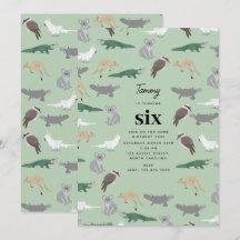 Australian Native Animals Eucalyptus Birthday