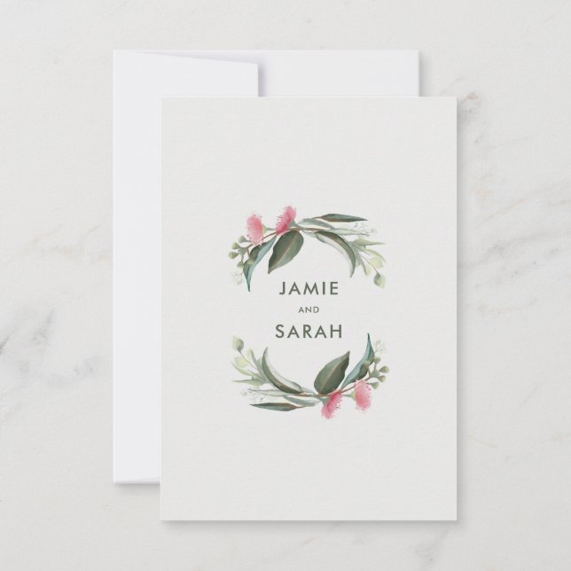 Australian Native Gum Blommar Sage OSA (Baksida)