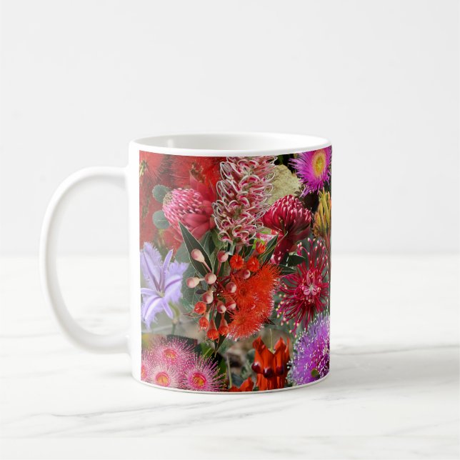 Australian Native Vild Flowers Kaffemugg (Vänster)