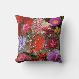 Australian Native Vild Flowers Kudde
