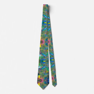 Australian Opal Gemstone Print Tie Slips