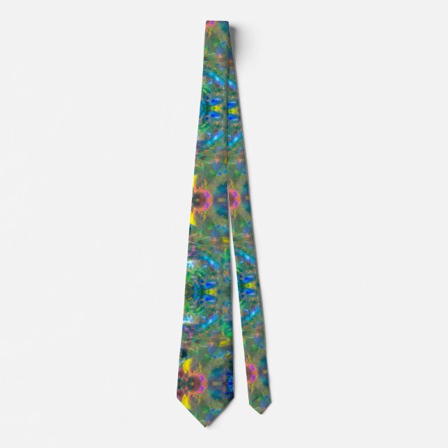 Australian Opal Gemstone Print Tie Slips (Framsida)