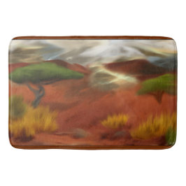 Australian Outback Dawn Abstrakt Art Badrumsmatta