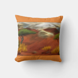 Australian Outback Dawn Abstrakt Art Kudde