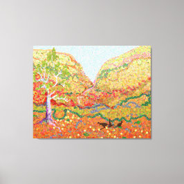 Australian Outback impressionist liggande Canvastryck