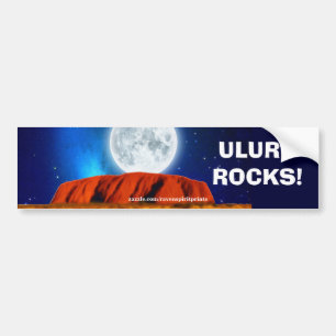 AUSTRALIAN OUTBACK ULURU Bumper-dekal Bildekal
