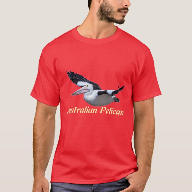 Australian Pelican T Shirt (Framsida)