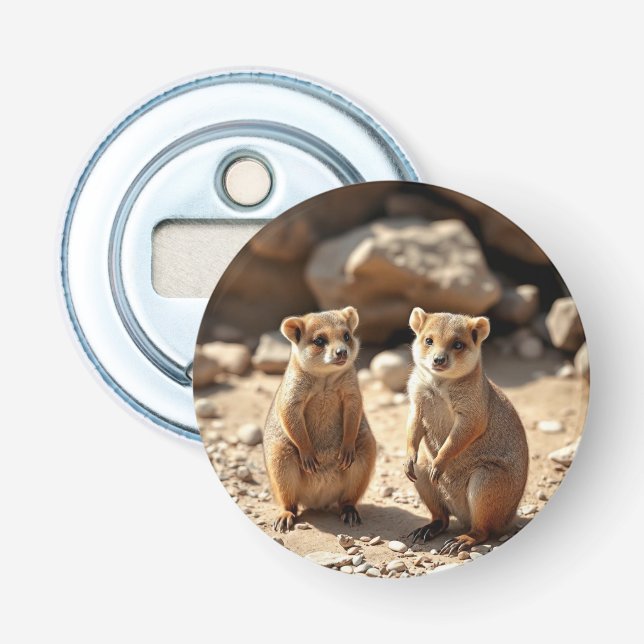 Australian Quokka Twillingars Flasköppnare (Framsidan)