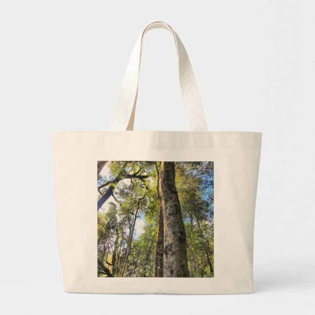 Australian Rainforest Eucalyptus Gum Träd Jumbo Tygkasse (Framsidan)
