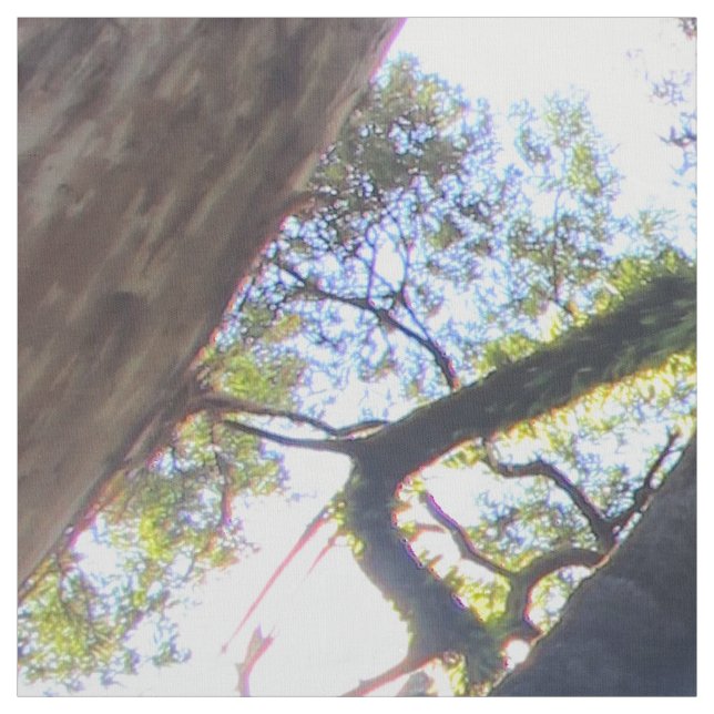 Australian Rainforest Eucalyptus Gum Träd Tyg (Provkarta)