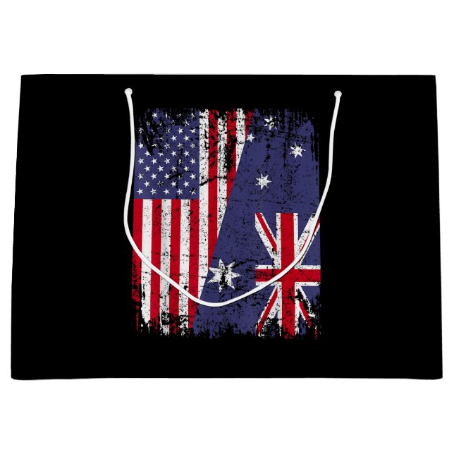 AUSTRALIAN ROOTS Halamerikanska Flagga AUSTRALIA (Framsidan)