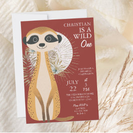 Australian Safari Vild ett första födelsedag Inbjudningar