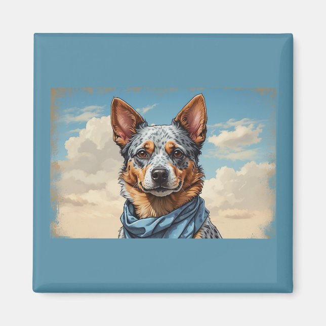 Australian Shepard Magnet (Framsidan)