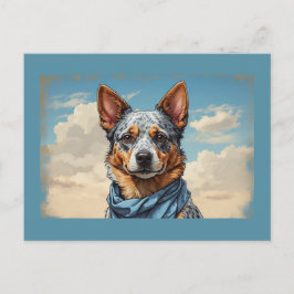 Australian Shepard Vykort