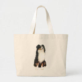 Australian Shepherd (A) - Trefärgad Jumbo Tygkasse