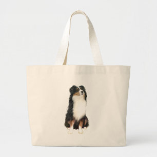 Australian Shepherd (A) - Trefärgad Jumbo Tygkasse