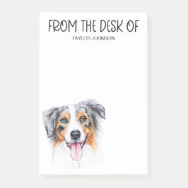 Australian shepherd Älskare Post-it Block