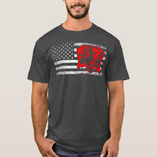 Australian shepherd American Flagga Funny-gåva T Shirt