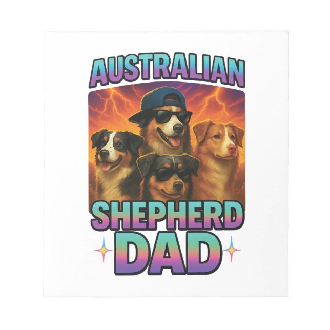 Australian Shepherd Anteckningsblock (Framsida)