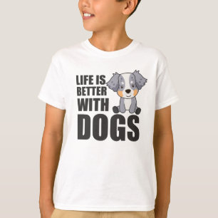 Australian shepherd är bättre med Hundar T Shirt