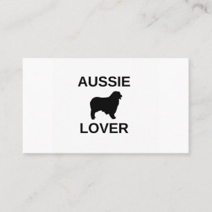 australian shepherd aussie älskare visitkort