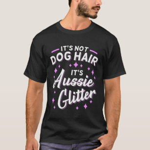 Australian shepherd Aussie Hund Mamma Glitter T Shirt