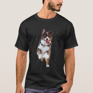 Australian shepherd Aussie Hund Pappa Gift Mamma T Shirt