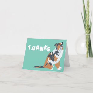 Australian shepherd Aussie Hund Tack Kort