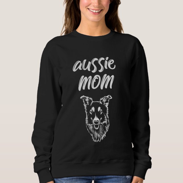 Australian shepherd Aussie Mamma Women Owner Lo T Shirt (Framsida)