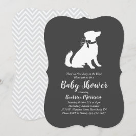 Australian shepherd Baby Shower Gender Neutral Inbjudningar