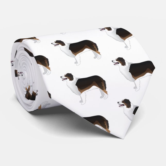 Australian shepherd Basic Breed Silhouette Slips (Rullad)
