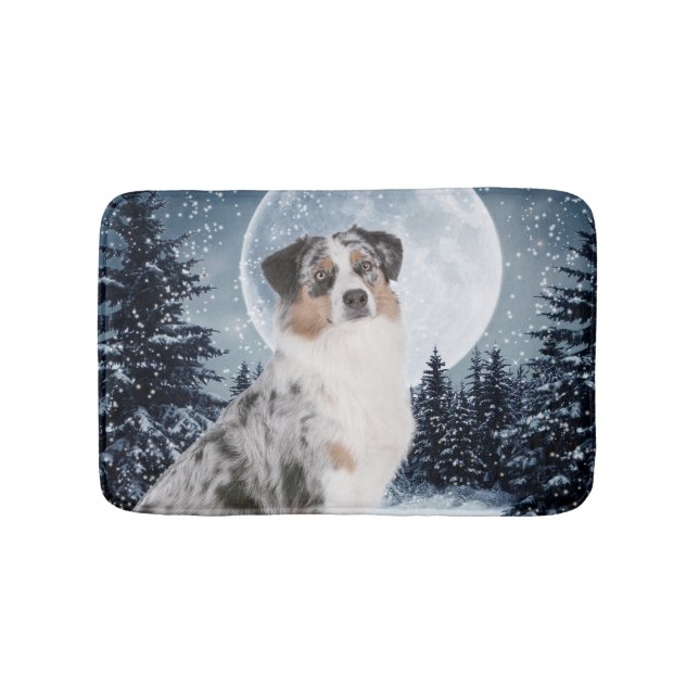 Australian shepherd Bathmat Badrumsmatta (Framsidan)